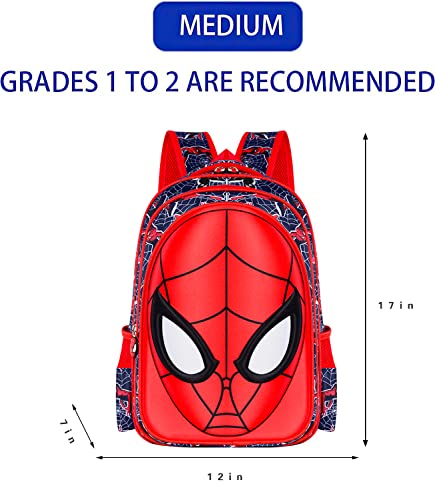 UHOPEMI Waterproof 3D Comic School Backpack for Elementary Students - Lightweight Kids Bookbag Perfect for Boys and Girls