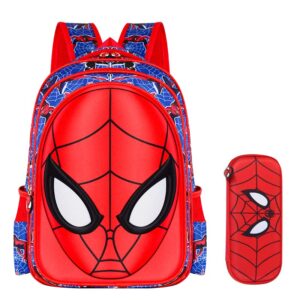 uhopemi waterproof 3d comic school backpack for elementary students - lightweight kids bookbag perfect for boys and girls
