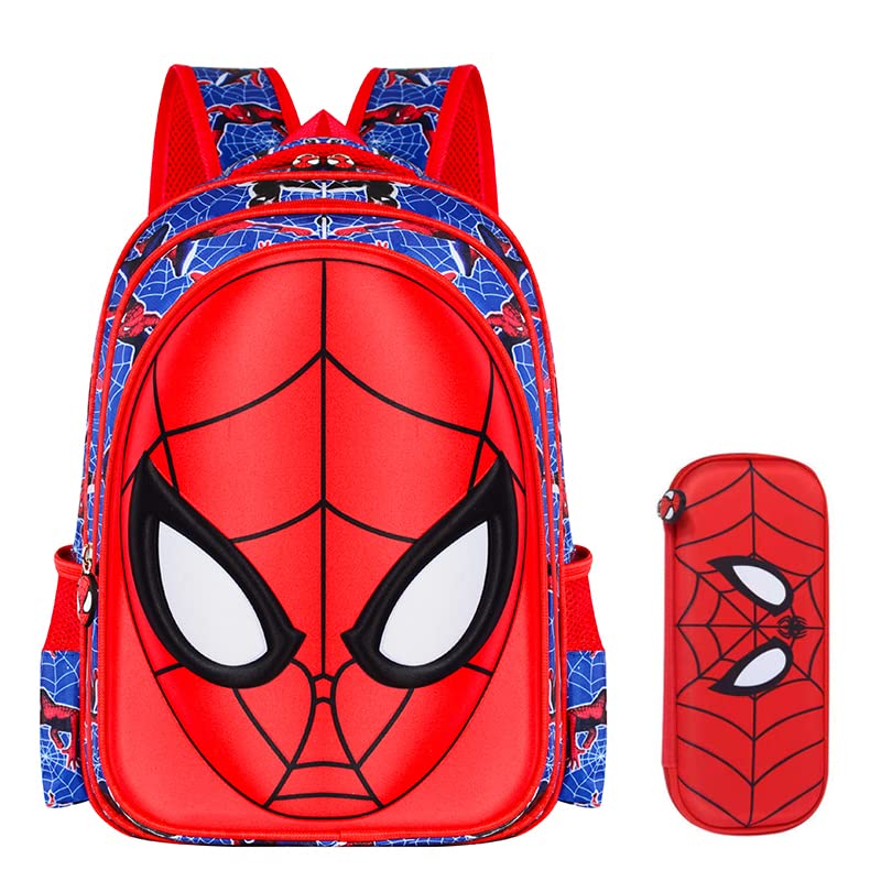 UHOPEMI Waterproof 3D Comic School Backpack for Elementary Students - Lightweight Kids Bookbag Perfect for Boys and Girls