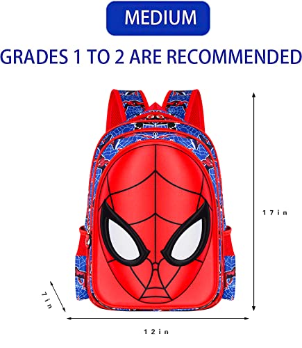 UHOPEMI Waterproof 3D Comic School Backpack for Elementary Students - Lightweight Kids Bookbag Perfect for Boys and Girls