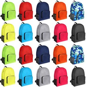 sherr 20 pack foldable lightweight backpack travel bag, classic backpacks bag assorted colors bags bulk backpacks outdoor travel bag