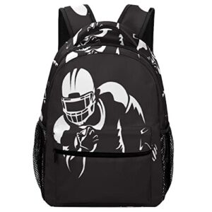 Travel Backpack For Men American Football Player Loungefly Large Backpack Lightweight Laptop Bag Carry On Bookbag Waterproof Travel Hiking Camping Daypack