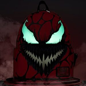 Loungefly Marvel Glow in the Dark Carnage Cosplay Mini Backpack