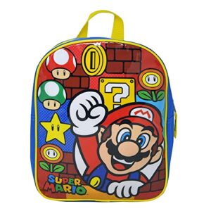 accessory innovations super mario 11" mini backpack- s23nn54975