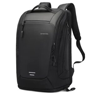 tangcorle laptop backpack for men with shoe compartment, 17 inch business backpacks casual daypack for men women