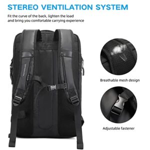 TANGCORLE Laptop Backpack for Men with Shoe Compartment, 17 Inch Business Backpacks Casual Daypack for Men Women