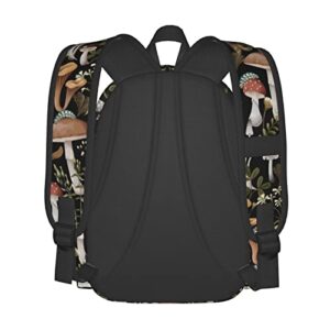 Sunwarshile Mushroom Backpack Book Bags Lightweight Casual Laptop Backpacks Travel Daypack For Man Woman