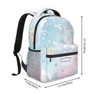 Anime Backpack Casual Daypack Cartoon Bookbag Lightweight Lovely Travel Bag Kawaii Gifts