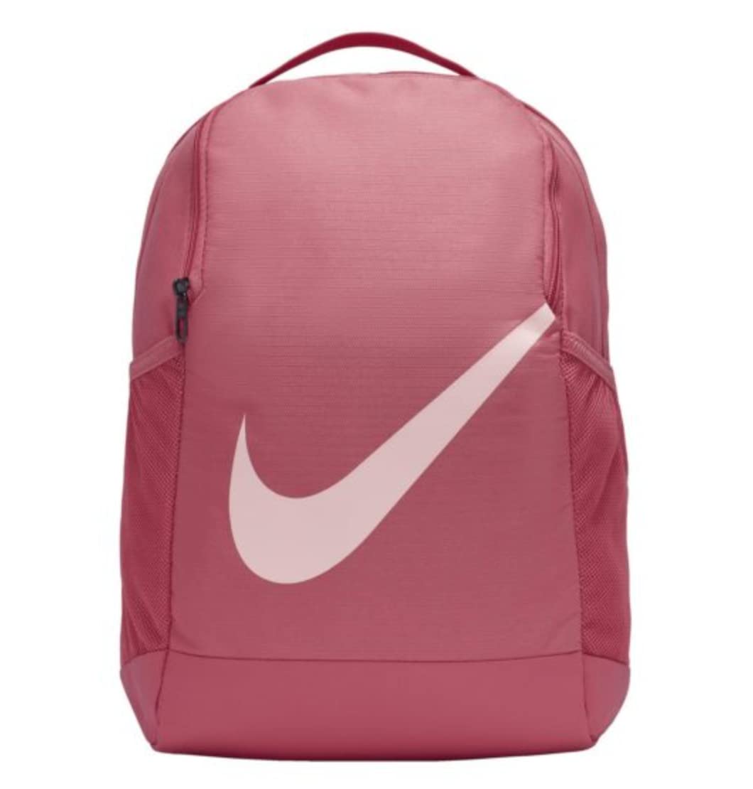 NIKE SPORTSWEAR BRASILIA BACKPACK BA6029-622 Size 15x30x40cm 18L Pink, Pink, 16″ H x 12″ W x 6″ D