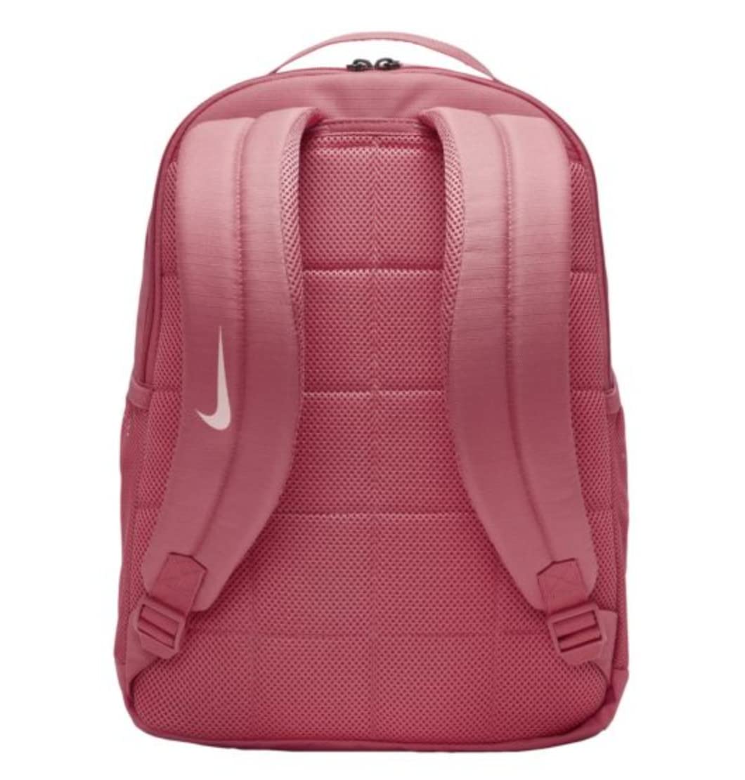 NIKE SPORTSWEAR BRASILIA BACKPACK BA6029-622 Size 15x30x40cm 18L Pink, Pink, 16″ H x 12″ W x 6″ D