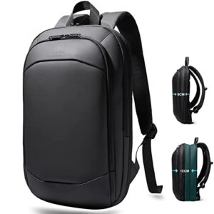 slim laptop backpack for men 15.6 inch,waterproof anti theft business travel backpack for men and women,lightweght expandable durable college backpack weekend casual daypack computer work laptop bag