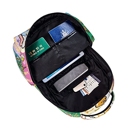 Falak Anime Backpack Laptop Bag Daypack Cartoon Casual Classic Basic Lightweight Backpacks