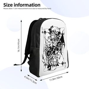 Anime Touhou-Project Backpack Unisex Rucksack One Side Full Backpack Fashion Casual Travel Bag Lightweight Backpacks