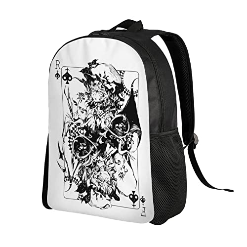 Anime Touhou-Project Backpack Unisex Rucksack One Side Full Backpack Fashion Casual Travel Bag Lightweight Backpacks