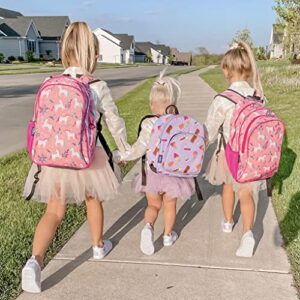 Wildkin Kids 15 Inch Backpack and Umbrella Bundle for On-The-Go Comfort (Magical Unicorns)