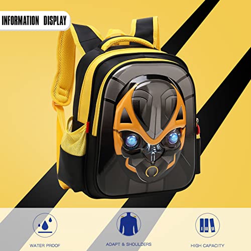 jSvekje 15 Inch Toddler Backpack - Lightweight, Waterproof, Durable, and Fashionable Bag for Kids - Perfect for School Travel and Outdoor Adventures B-Yellow