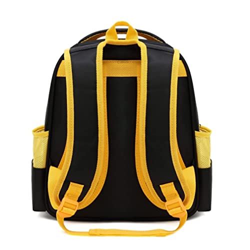 jSvekje 15 Inch Toddler Backpack - Lightweight, Waterproof, Durable, and Fashionable Bag for Kids - Perfect for School Travel and Outdoor Adventures B-Yellow