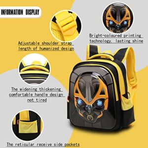 jSvekje 15 Inch Toddler Backpack - Lightweight, Waterproof, Durable, and Fashionable Bag for Kids - Perfect for School Travel and Outdoor Adventures B-Yellow