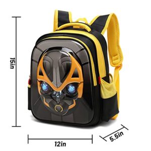 jSvekje 15 Inch Toddler Backpack - Lightweight, Waterproof, Durable, and Fashionable Bag for Kids - Perfect for School Travel and Outdoor Adventures B-Yellow