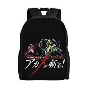 anime akame ga kill akame backpack unisex rucksack fashion casual travel bag lightweight backpacks