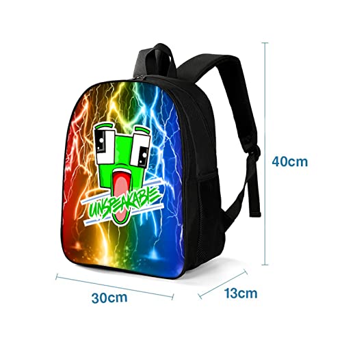 gdnwtstl Boys And Girls Backpack, Teen 3D Printing Game laptop backpack Travel Bag QWB1-One Size