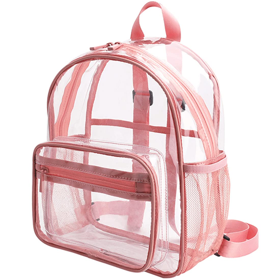 Noy Lacha Girls Clear Backpacks Purses Small Stadium Approved Ita Transparent Travel Daypacks for Teenager