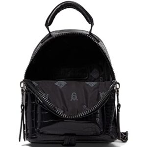 Steve Madden Jake-C Croco Mini Backpack Black One Size