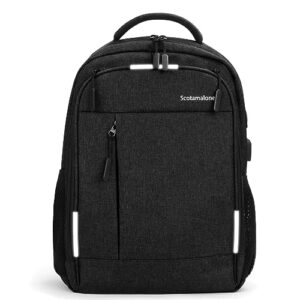 scotamalone backpack for school travel laptop men women, business hiking school college computer bag