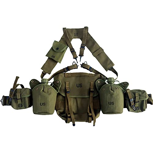 M1956 M1961 Equipment Vietnam War Equipment Replica WW2 US Army Korean War with M1956 Short Pouch