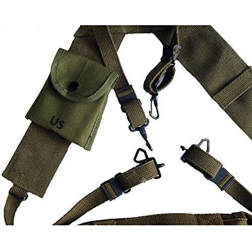 M1956 M1961 Equipment Vietnam War Equipment Replica WW2 US Army Korean War with M1956 Short Pouch