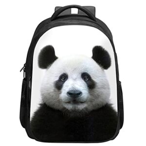sara nell cute panda school backpack, elementary student bookbag stylish daypack for boys girls, school book bags with padded straps, 15.7 inches