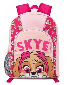 paw patrol girls pink backpack | skye high-flying adventures | adjustable straps | ample storage space