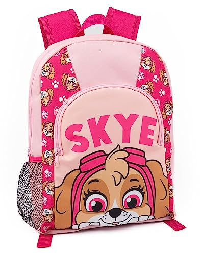 Paw Patrol Girls Pink Backpack | Skye High-Flying Adventures | Adjustable Straps | Ample Storage Space