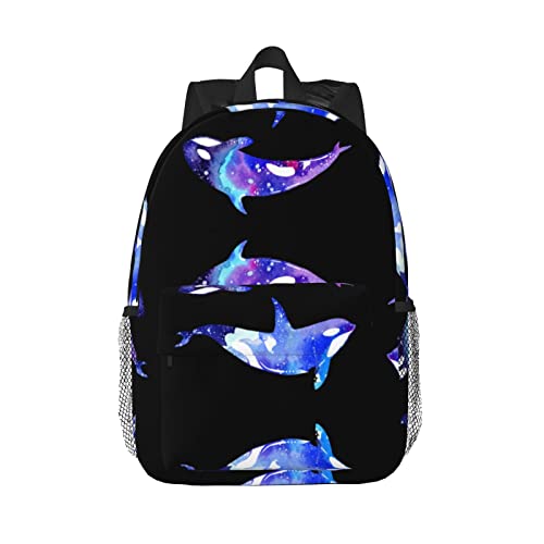 EWMAR Orca Killer Whale 15 Inch Lightweight Student Shoulder Bag Suitable For Going Out, Office Study And Use