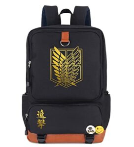 soutrend anime survey corps wings of freedom backpack book bag laptop school bag