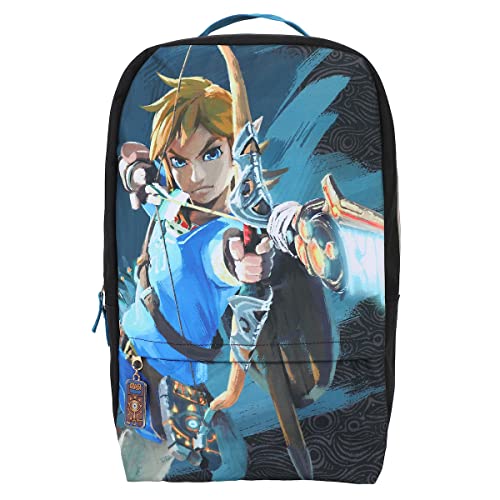 The Legend Of Zelda Breath Of The Wild Champion Link Black Laptop Backpack