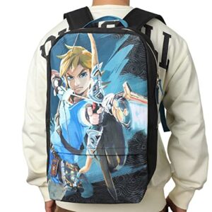 The Legend Of Zelda Breath Of The Wild Champion Link Black Laptop Backpack