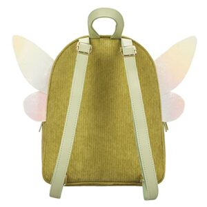 Disney Classic Characters Tinkerbell Corduroy Mini Backpack With Applique Wings