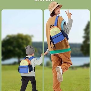 UPPACK Kids Backpack Toddler Backpack for Girls Boys School Backpack Leash for Toddlers Backpack Preschool Cute Backpack for Kids Duffle Bag 3-6 Kindergarten Backpack Small Bookbag Blue Green Small