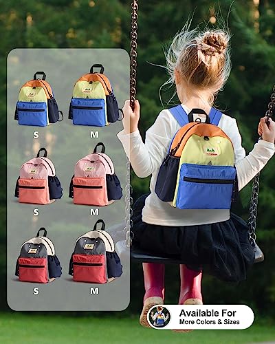 UPPACK Kids Backpack Toddler Backpack for Girls Boys School Backpack Leash for Toddlers Backpack Preschool Cute Backpack for Kids Duffle Bag 3-6 Kindergarten Backpack Small Bookbag Blue Green Small