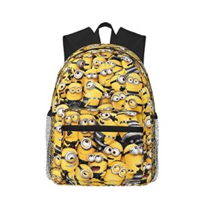 vellow backpack cartoon pattern school backpack school bagcompatible