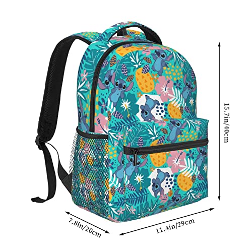 KOKZIP Unisex School Backpacks 3D Printed Funny Cartoon Laptop Backpacks Casual Durable Daypack 15.6 Inch