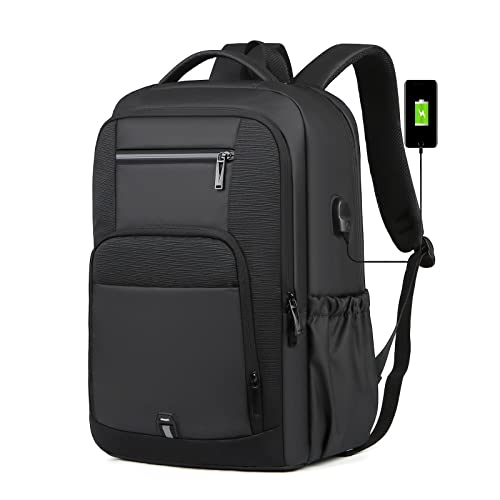 KEALAS 17 Inch Business Travel Laptop Backpack for Men Women with USB Charging Port,Large Capacity Carry On Backpack,Flight Approved Casual Backpack for Travel/Work