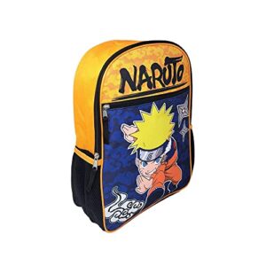bioworld naruto 16" backpack with 1 front pocket