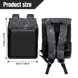 RODANNY LED Backpack, Waterproof Motorcycle Backpack, Designable Screen, Birthday Gift for Men, Laptop Backpack 15.6 Inch (Gray)