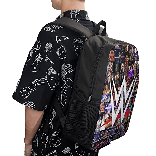 Backpack Laptop School bookbag Travel Bag for boys Teens Black 17inch