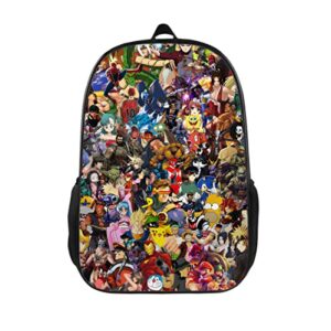 kifral anime backpack 3d printed backpacks laptop backpack travel bag (anim)