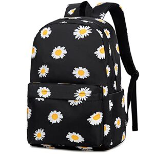esfoxes daisy girls backpack for elementary middle school, kids teens school bag women college bookbag laptop backpacks
