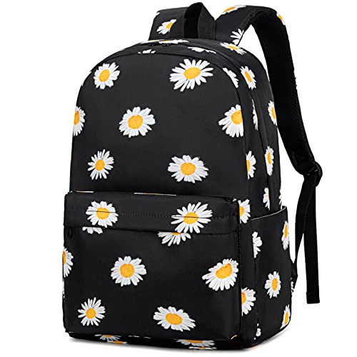 Esfoxes Daisy Girls Backpack for Elementary Middle School, Kids Teens School Bag Women College Bookbag Laptop Backpacks