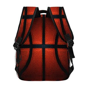 RUVNSR Basketball Backpack 16 Inch Large Capacity 3D Print Basketball Ball Sport Casual Daypack Travel School Bag Gym For Gifts Girls Boys Kids Adults